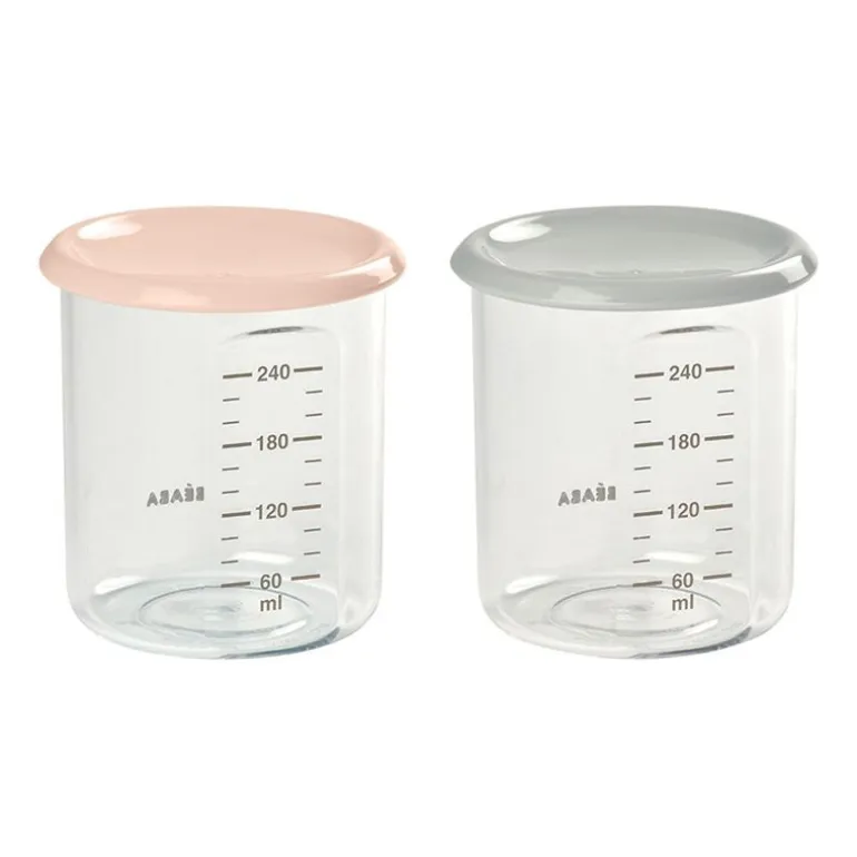 Set 2 botes Maxi 240 ml Rosa/gris