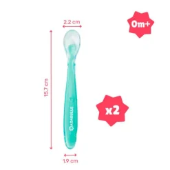 Set 2 cucharas de silicona surtidas