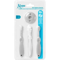 Set Cepillos de Dientes para Bebé Gris