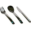 Set Cubiertos Inox Azul