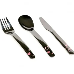 Set Cubiertos Inox Rosa
