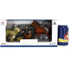 Set de Figuras Granjero con Animales y Caballo