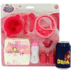 Set de Pañales con Accesorios Muñeca Bebé