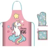 Set Delantal Unicornio Infantil