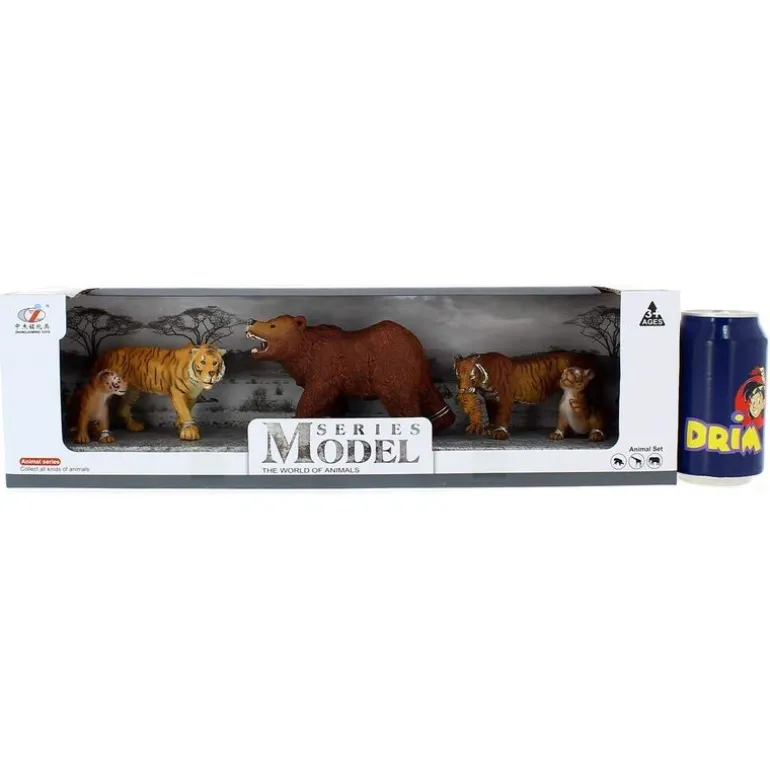 Set Figuras Tigres y Oso