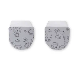 Set Nacimiento de 0-6m 5 piezas Animals Gris