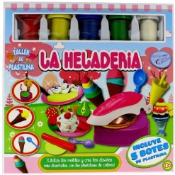 Set Plastilina Helados con 5 Botes