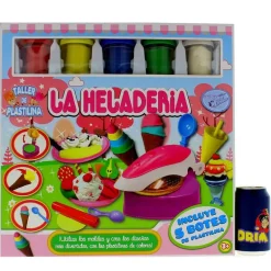 Set Plastilina Helados con 5 Botes