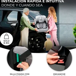 Silla coche Comfort Up i-Size 75-150 Gris