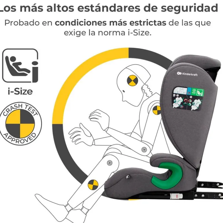 Silla coche Junior Isize 100-150 Grey
