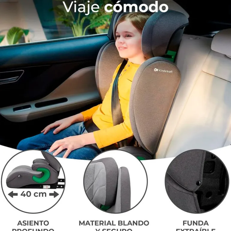 Silla coche Junior Isize 100-150 Grey