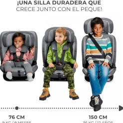 Silla coche Oneto 3 Isize 76-150 Grey