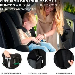 Silla coche Safety Fix 2 76-150 Negra