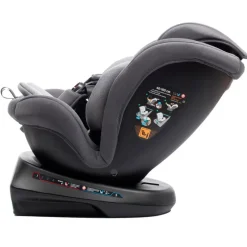 Silla coche Sanna c/cinturon Gris