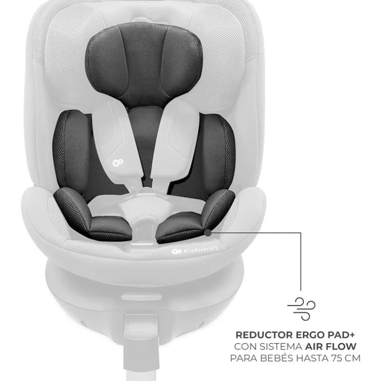 Silla coche Xrider2 I-Size 40-150 cm c/pata Gris + Regalo