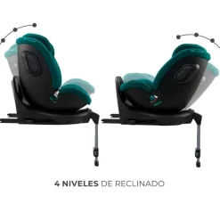 Silla coche Xrider2 I-Size 40-150 cm c/pata green