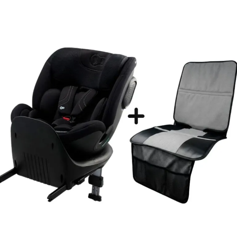 Silla coche Xrider2 I-Size 40-150 cm c/pata Negra + Regalo