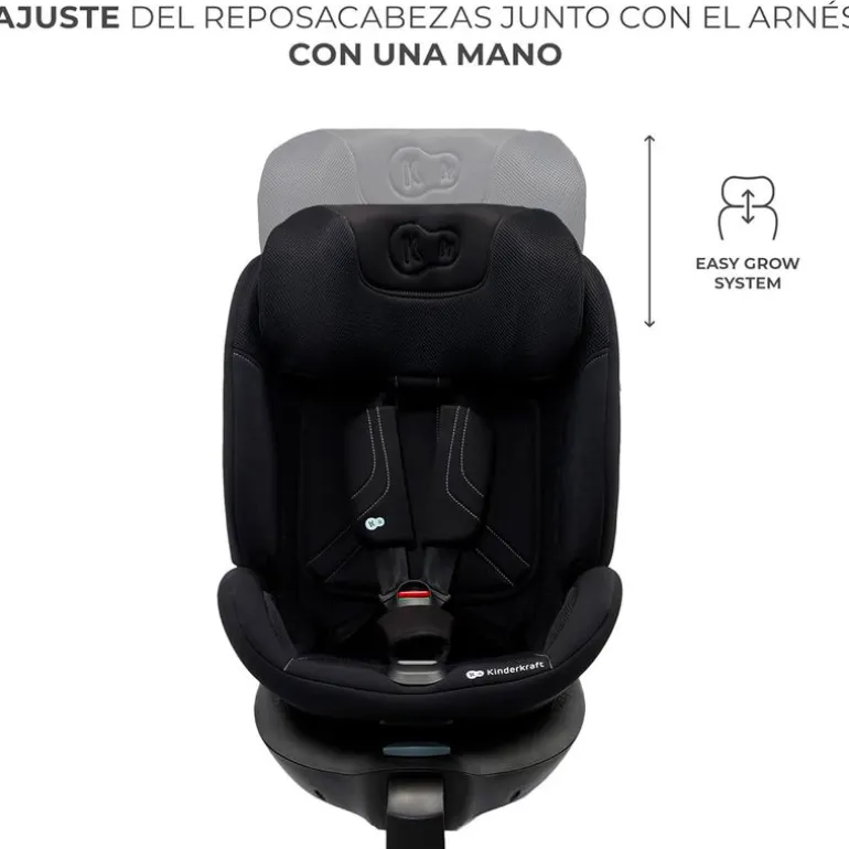 Silla coche Xrider2 I-Size 40-150 cm c/pata Negra + Regalo