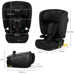 Silla de coche Fix2go 75-150 Black