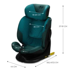 Silla de coche I-Fix Isize 360 40-150cm c/pata Blue + Regalo