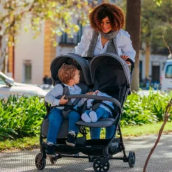 Silla gemelar Henry Gris