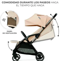 Silla paseo Apino 22kg Beige