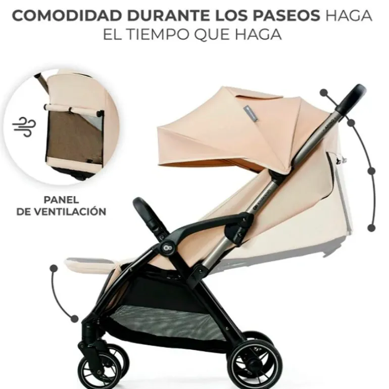 Silla paseo Apino 22kg Beige