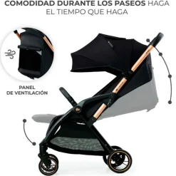 Silla paseo Apino 22kg Negra