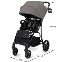Silla paseo Askoy +0m hasta 24kg Grey