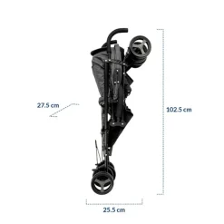 Silla paseo +6M Beattle Rosa