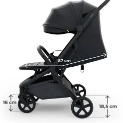 Silla paseo Nubi 3 +24kg Black
