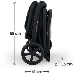 Silla paseo Nubi 3 +24kg Black