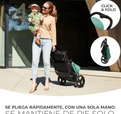 Silla paseo Rine +22kg Negro