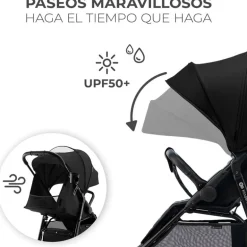 Silla paseo Rine +22kg Negro