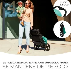 Silla paseo Rine +22kg Pink