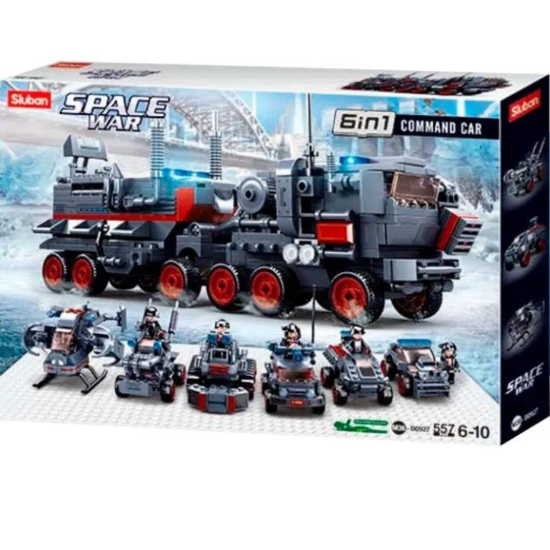 Sluban Vehículo Comando Construcción