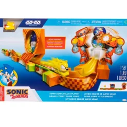 Sonic Go Go Racers Playset Deluxe Super Sonic