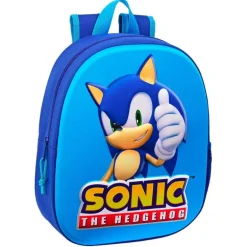 Sonic Mochila Infantil 3D