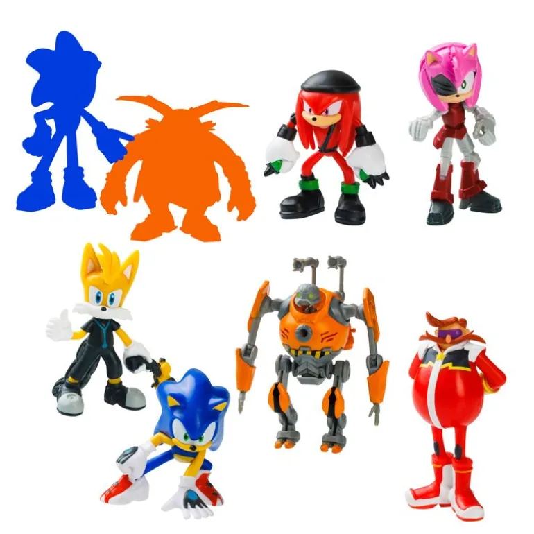 Sonic Pack de 8 Figuras Surtido Caja Deluxe