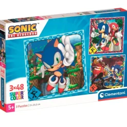 Sonic Puzzle 3x48 Piezas