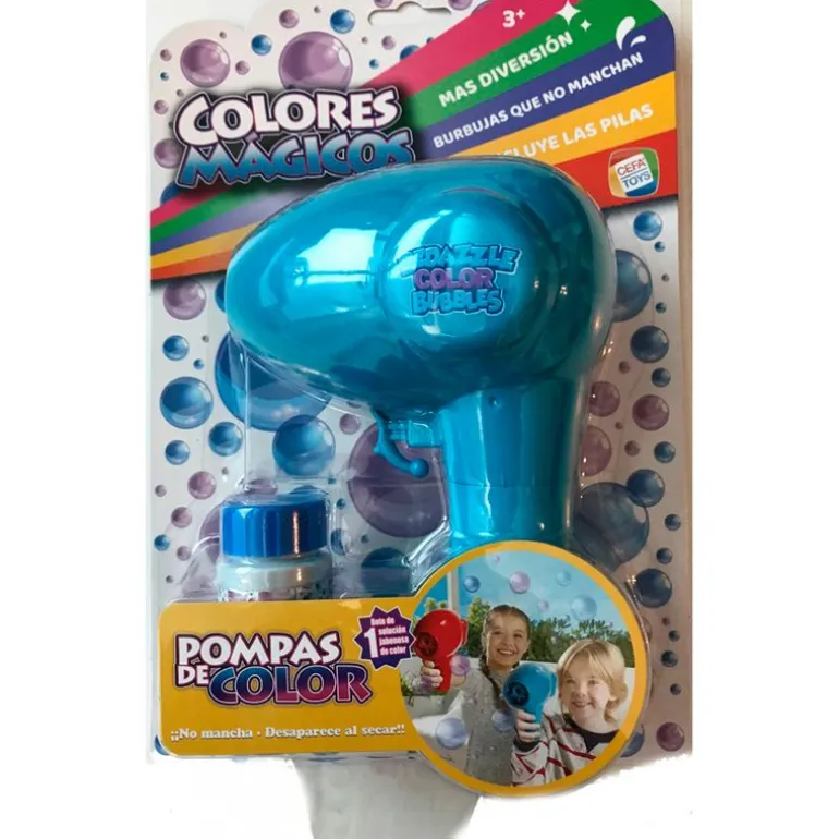Súper Pistola Pompas Color Surtida