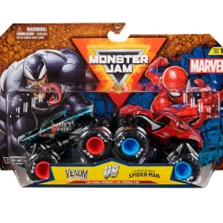Spiderman Monster Jam Pack Vehículos Spiderman y Venom