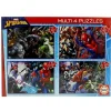 Spiderman Multi 4 Puzzles