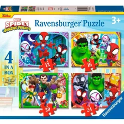 Spiderman Pack 4 Puzzles Progresivos