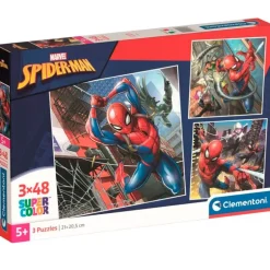 Spiderman Puzzle 3x48 Piezas