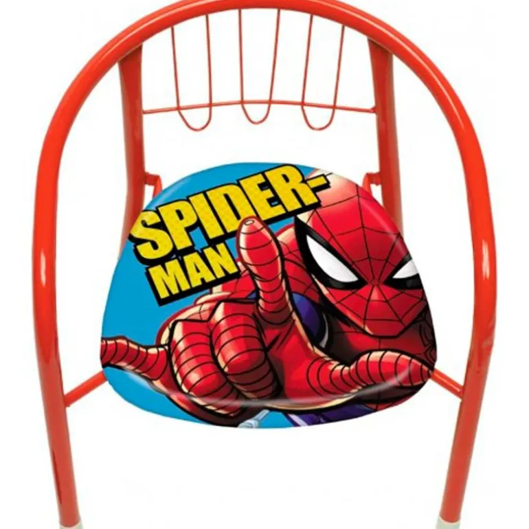 Spiderman Silla de Metal Infantil