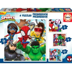 Spidey y sus Amigos Puzzles Progresivos