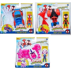 Spidey y sus Amigos Vehículo con Figura Surtida