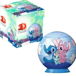 Stitch & Angel Puzzle 3D