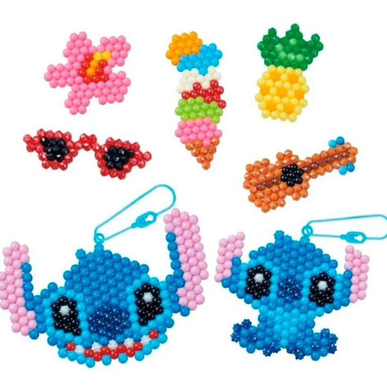 Stitch Aquabeads Kit Llaveros
